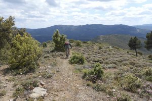Mountain bike tour on Ogliastra mountains in Sardinia