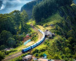 Bosa hills panoramic train tour in Sardinia