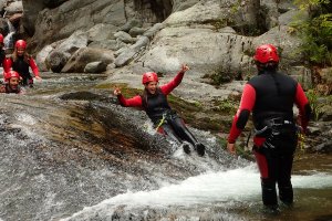 Canyoning lungo il torrente Artogna in Piemonte