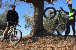 Electric Mountain bike tour at Penne Lake Natural Reserve