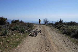 Mountain bike tour on Ogliastra mountains in Sardinia