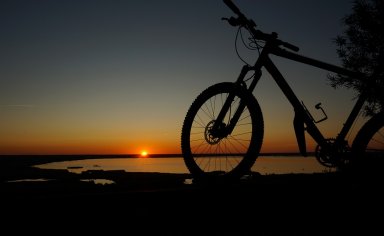 Fahrradtour auf dem Massaciuccoli-See